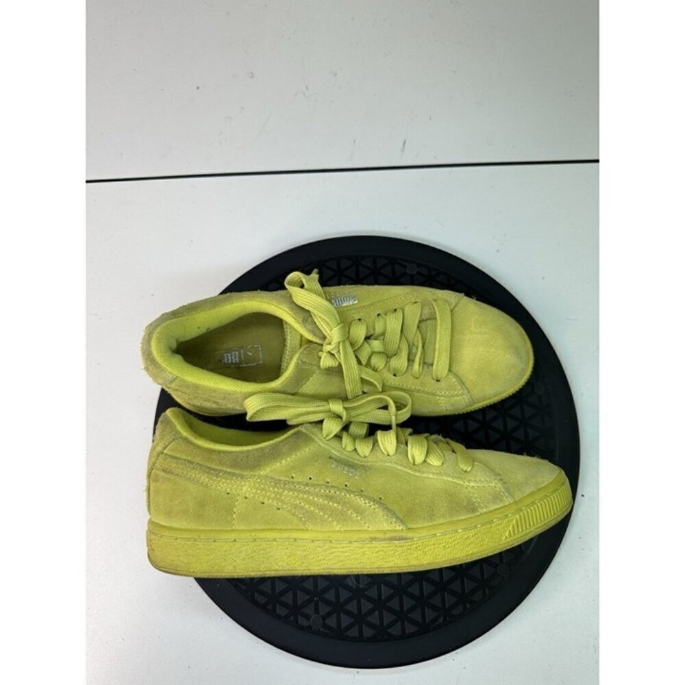 Puma Suede Triple Yellow Women’s Sneakers Sz 5.5 US